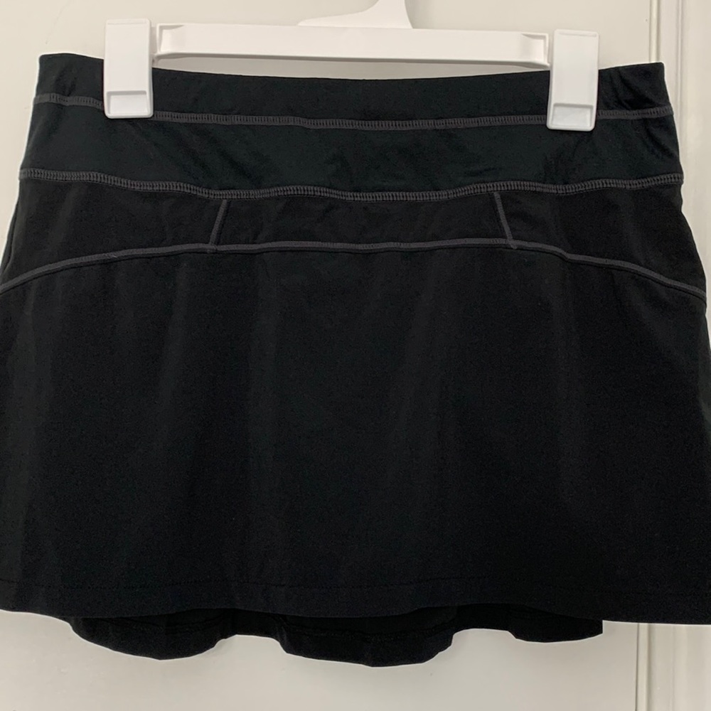 Athleta Black/Purple Tennis Skirt